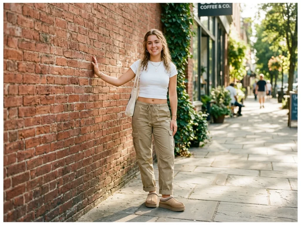 Cargo Pants and a Cropped Tee